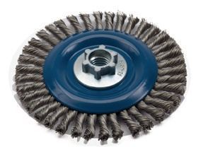Stringer Bead Knot Wire Wheel Brushes (5 x .020 x 5/8-11) Pkg10 #69936653351